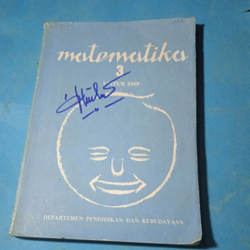 buku matematika 3 untuk SMP, buku original jadul