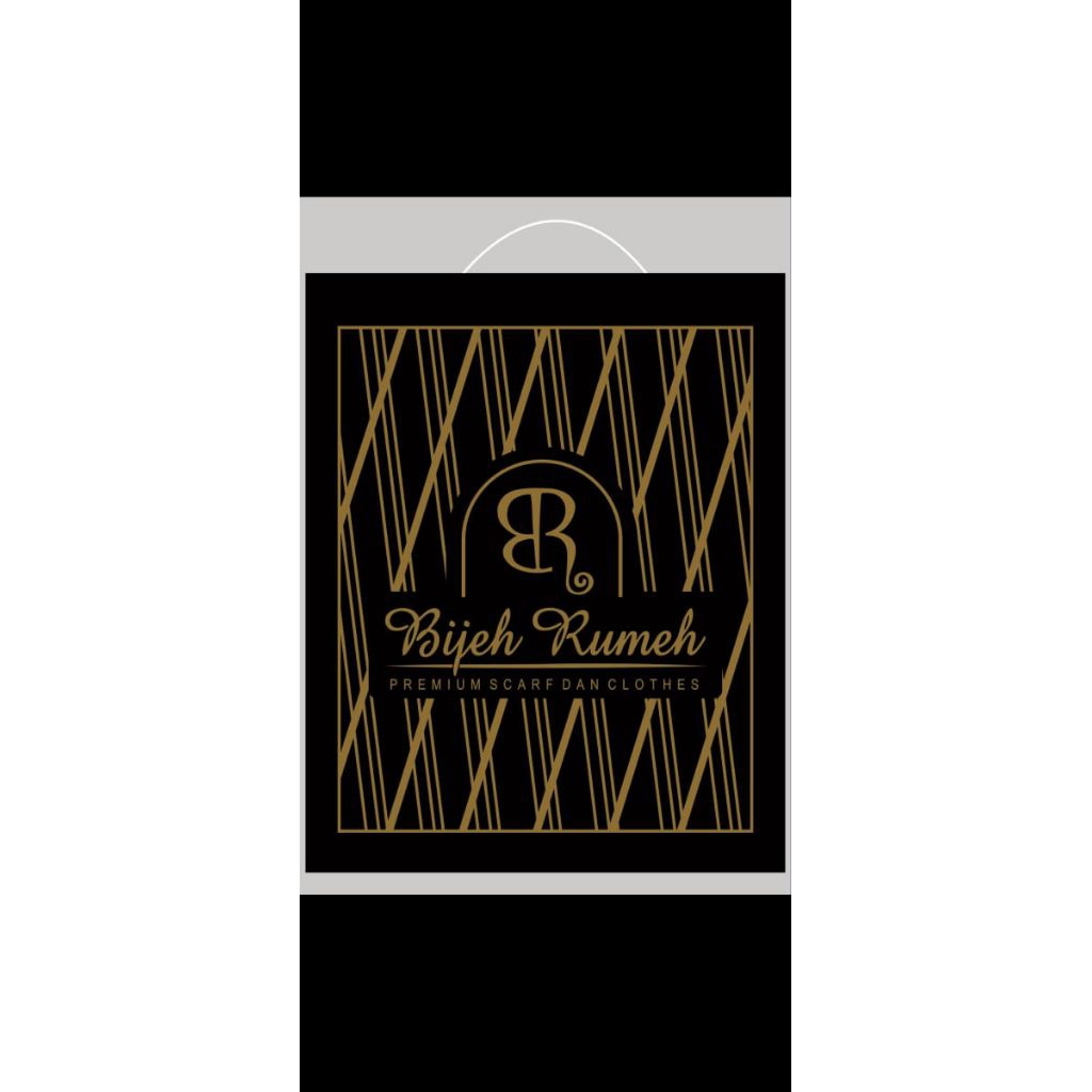 

paperbag hitam 15x25 sablon 2 sisi