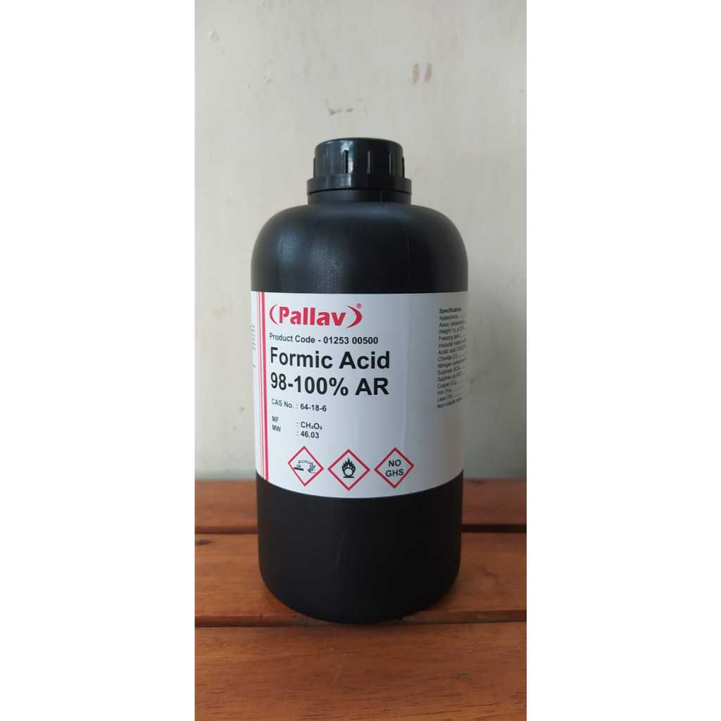 ASAM FORMIAT 98% AR Ecer 100ML   _ formic ac. pa PALLAV