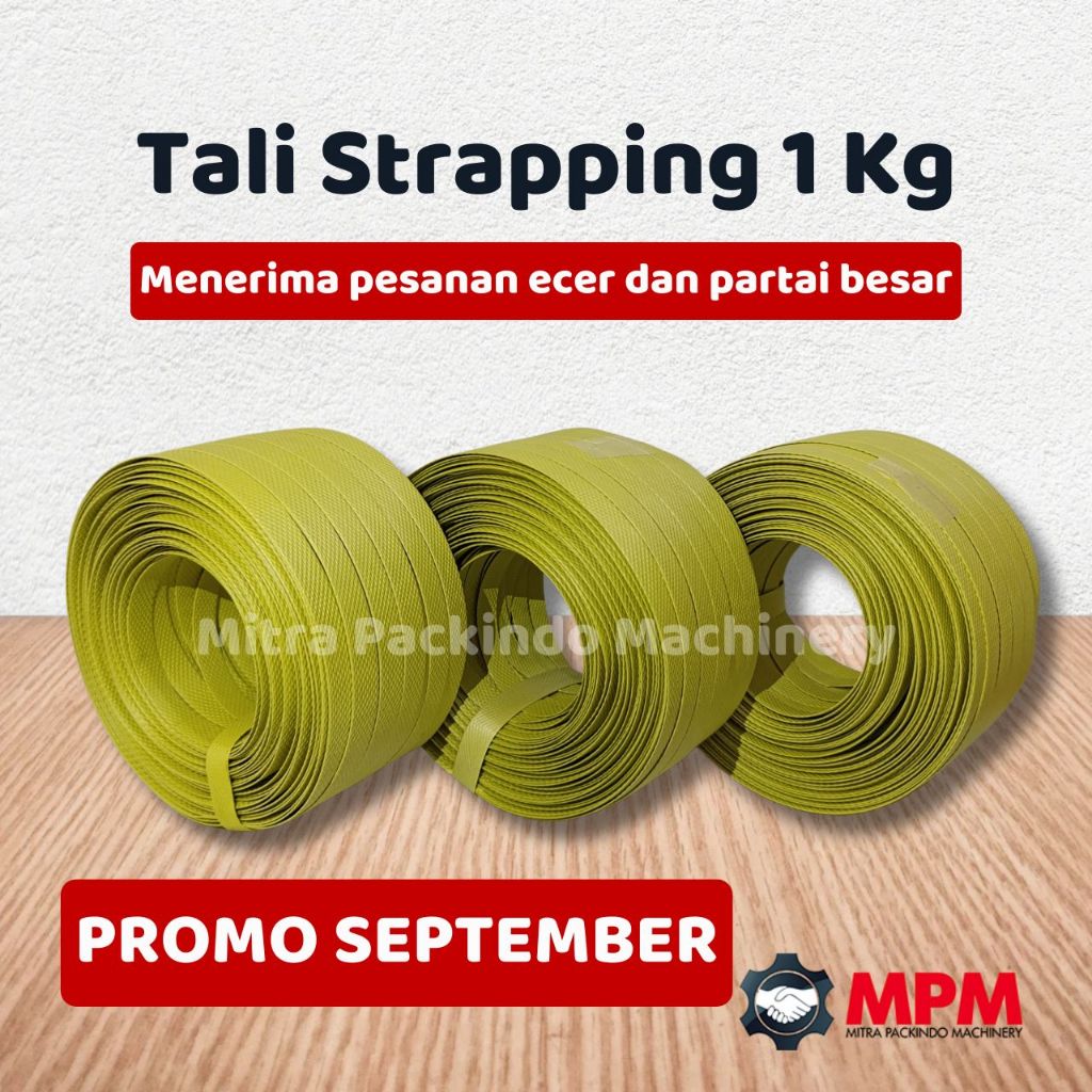 

PROMO SEPTEMBER Tali Pengikat Packing Barang 1 Kilo STRAPPING Band 15 mm