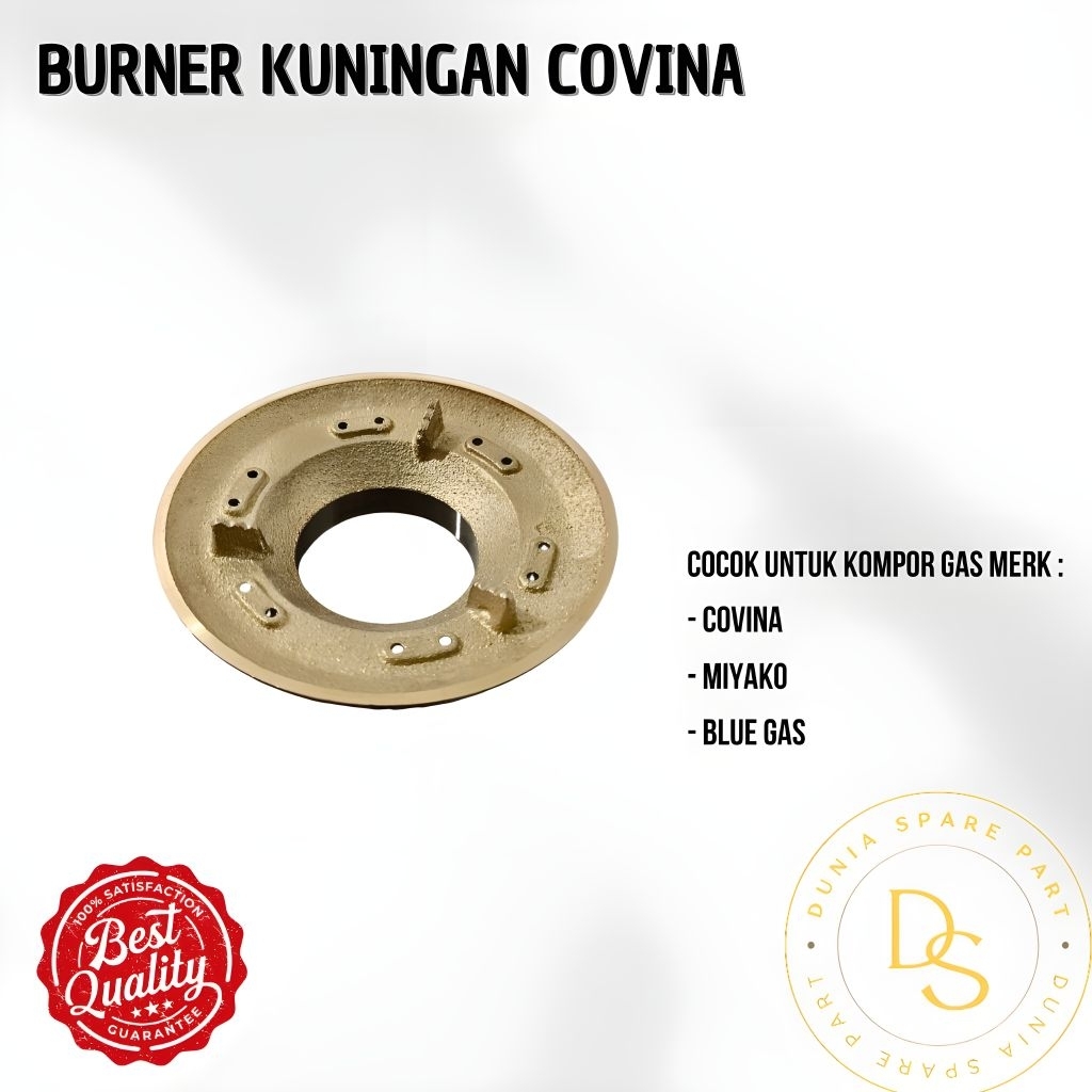 BURNER KUNINGAN KOMPOR GAS COVINA & MIYAKO