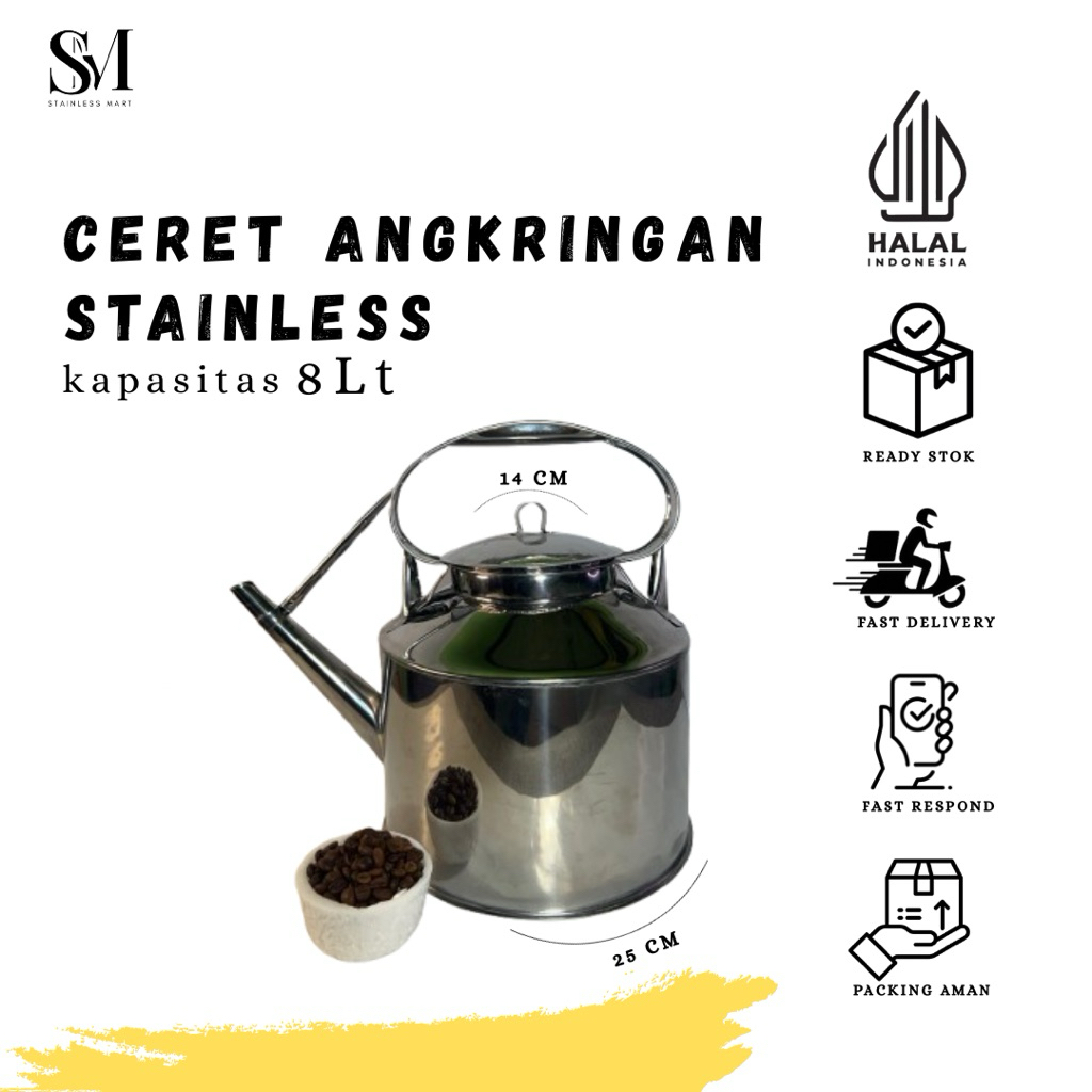 Ceret Angkringan/Ceret Stainless Steel/Ceret Stainless Murah