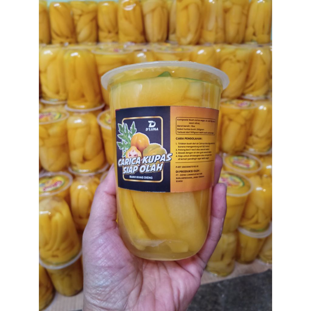 

NEW - D'Luna Carica Kupas Siap Olah