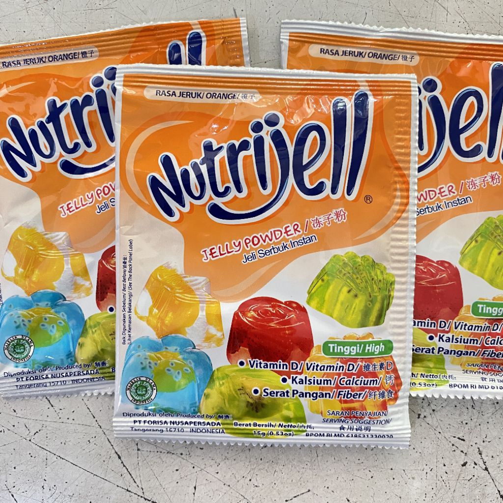 

Nutrijel JELLY rasa JERUK 15 gram | nutrijel jeruk | jelly rasa jeruk