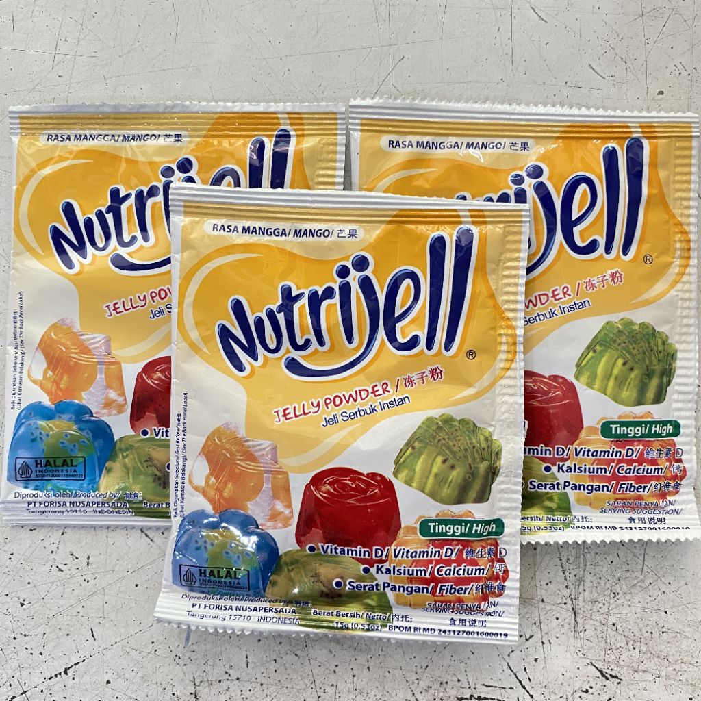 

Nutrijell JELLY rasa MANGGA 15 gram | nutrijell mangga | jelly rasa mangga