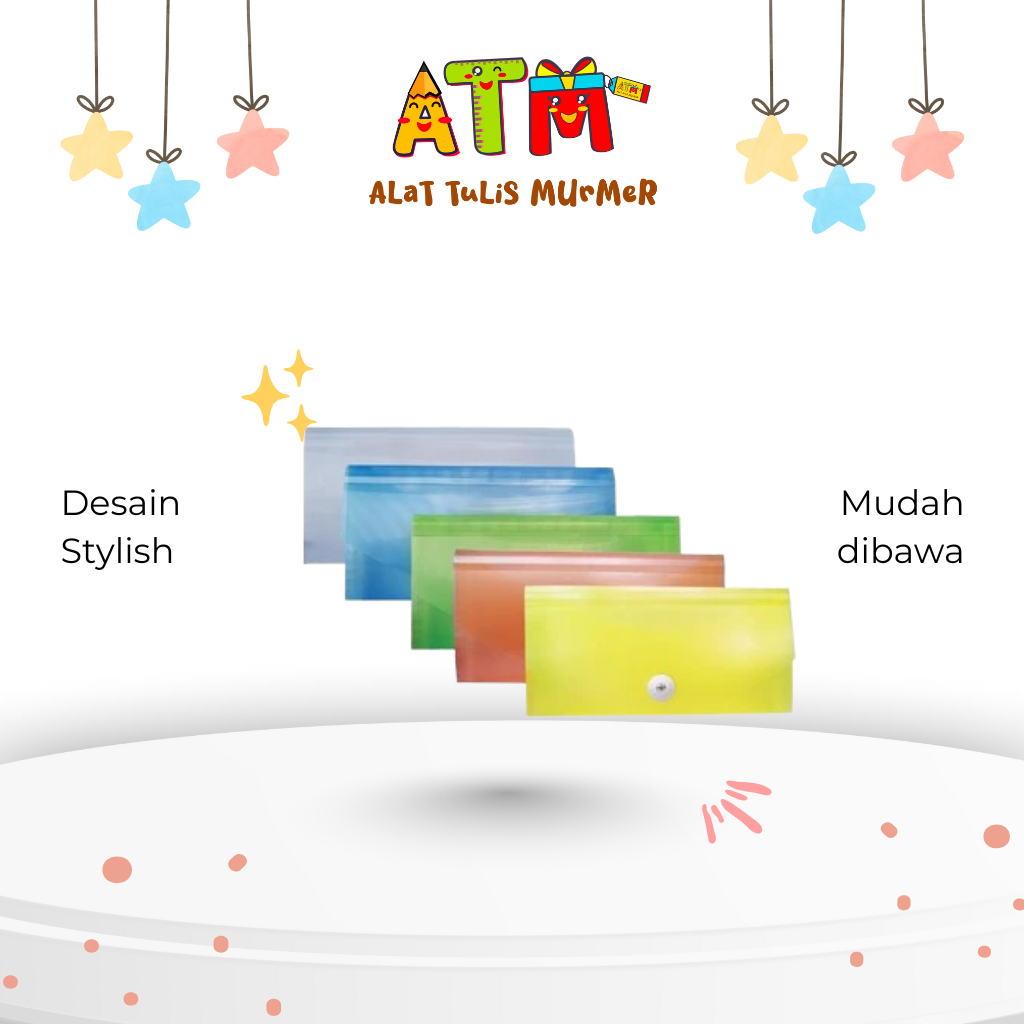 

Expanding File/Tempat Arsip/MAP KANCING A5/Borneo - Map Dokuman Plastik Sekolah Map Plastik