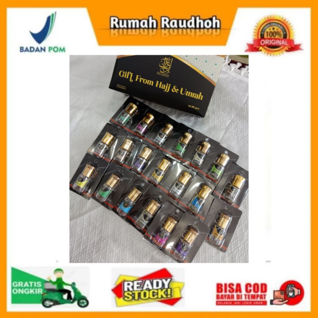 PARFUM ARABIAN NON ALCOHOL ROLL ON BIN GOZAN ISI 3 ML - GIFT PARFUM FROM HAJI UMROH