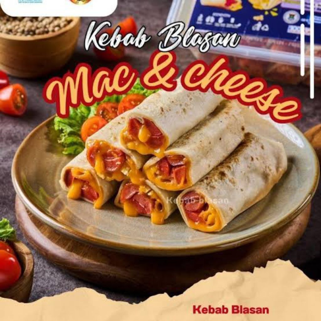 

Kebab blasan Mac & Cheese isi 10pcs