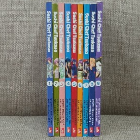 Buku Komik Manga SUSHI CHEF TSUKASA Vol. 1 - 9 Bahasa Indonesia