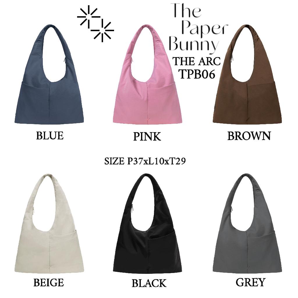 Ready Stock The Paper Bunny The Arc Midi Arc Unisex Shoulder Bag Waterproof Nylon TPB06