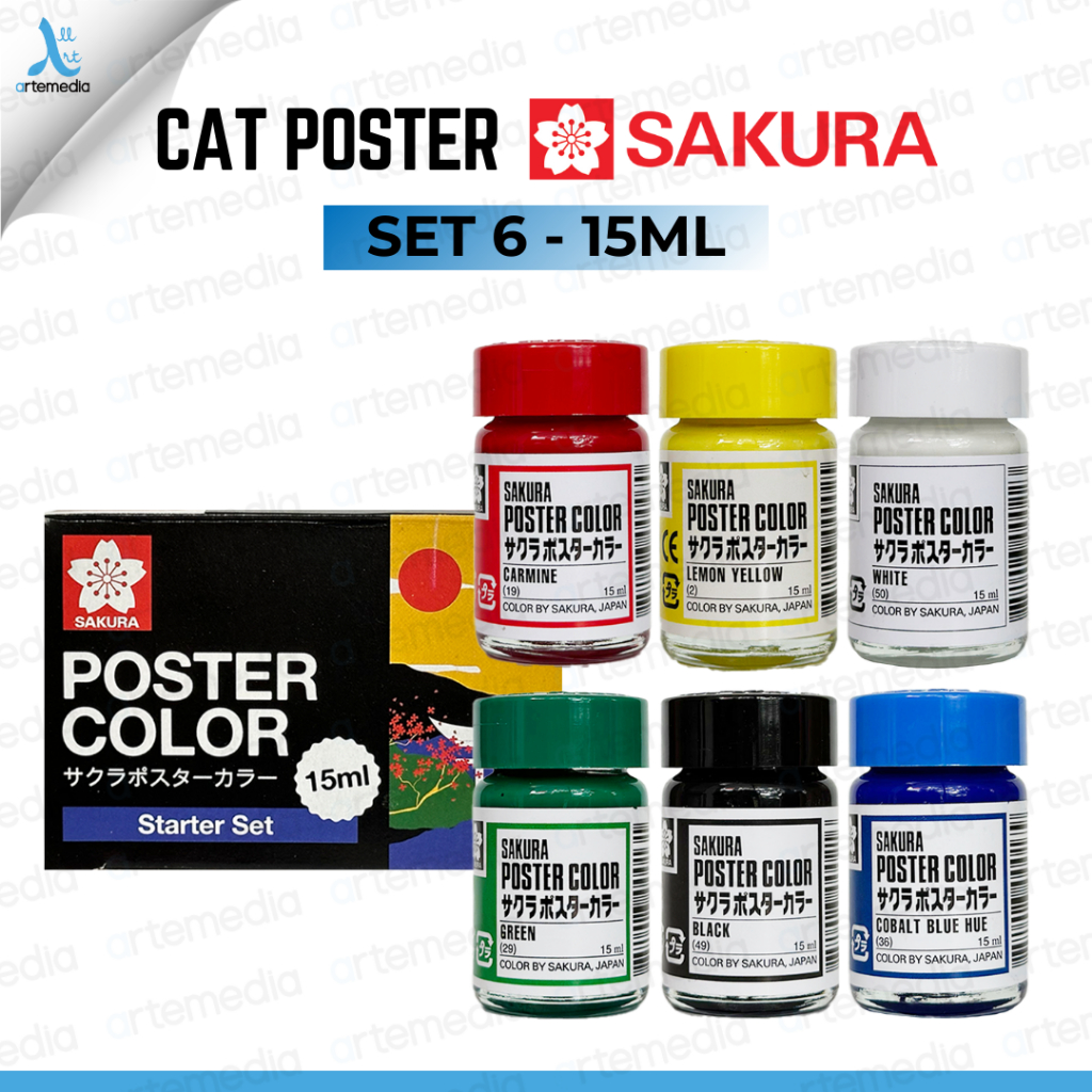 

Cat Poster Sakura 15ml Set 6