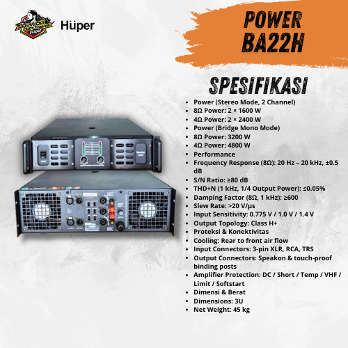 BA22H POWER BARCLAY HUPER
