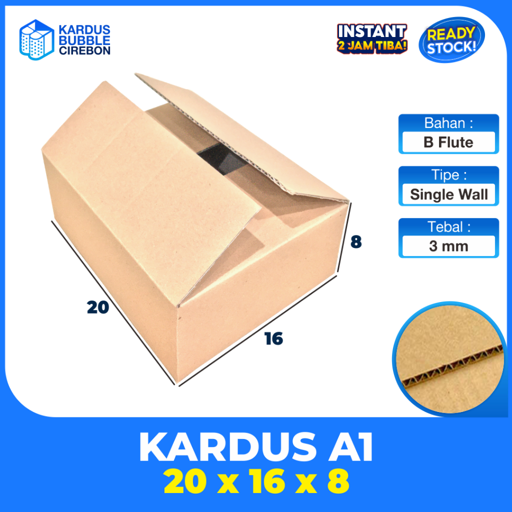 

Kardus / Box / Karton / Aksesoris / Kotak / Dus Packing Makanan Minuman Hampers / Dus Packing Alat Kopi – 20x16x8 cm