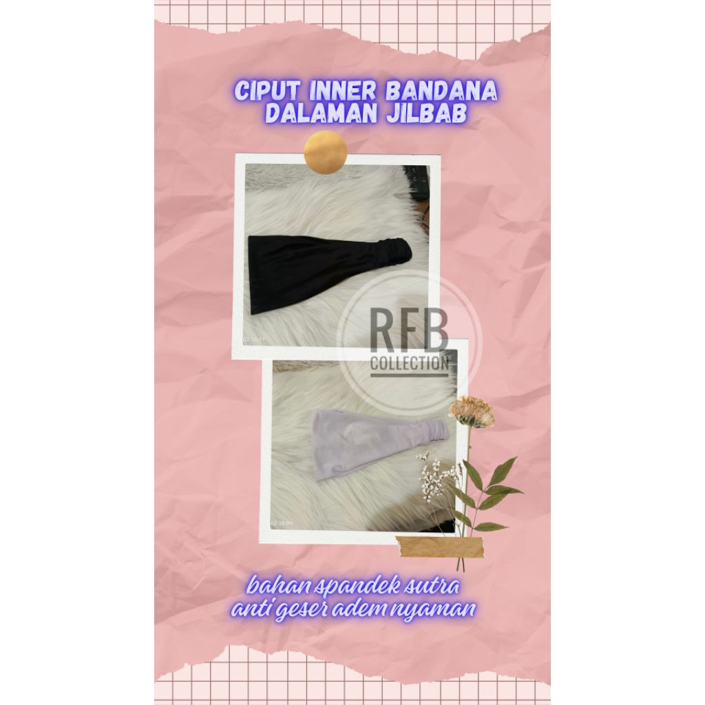 CIPUT BANDANA INNER DALAMAN HIJAB JILBAB KERUDUNG BANDO