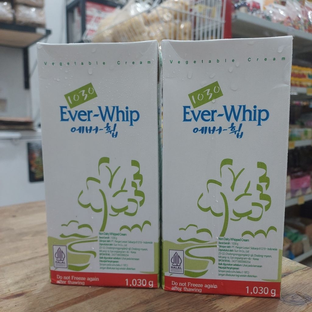 

EVER WHIP LESS SUGAR 1030 GR