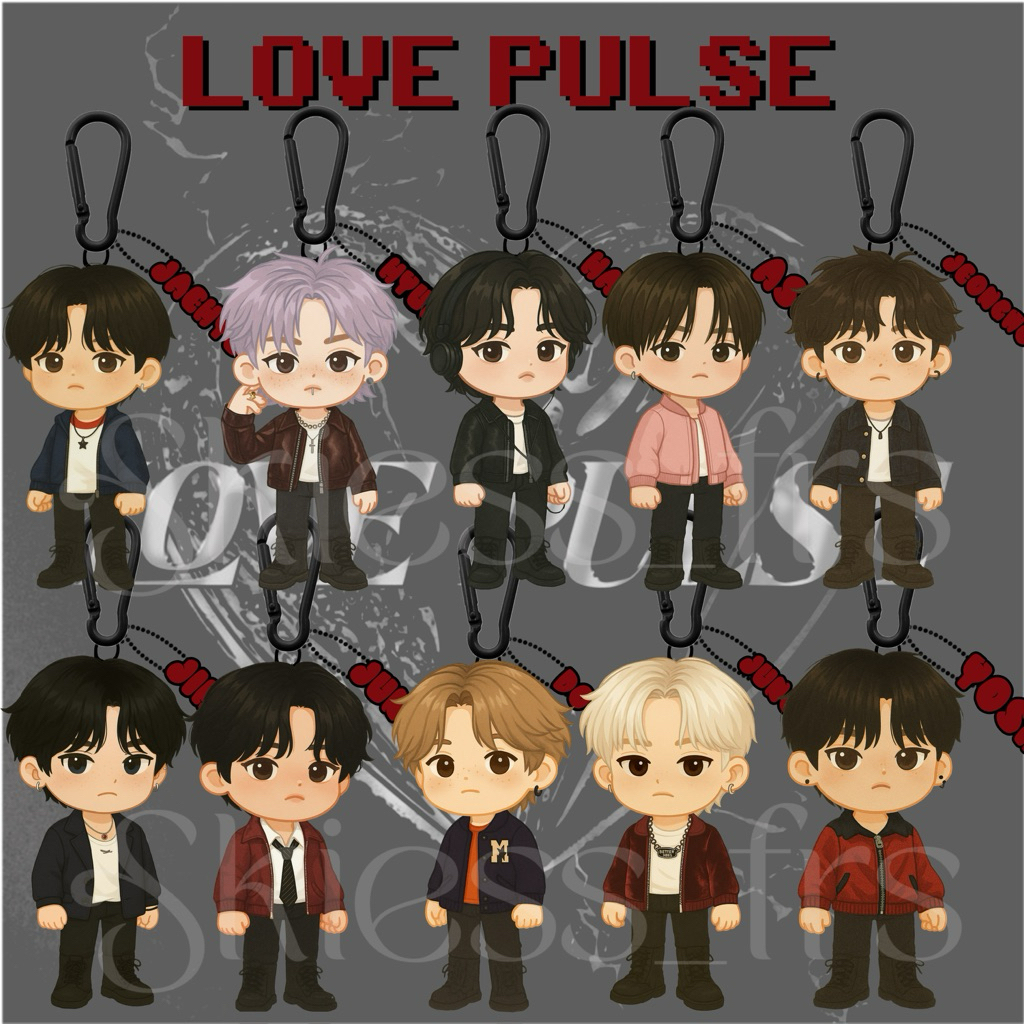 Keychain TREASURE LOVE PULSE