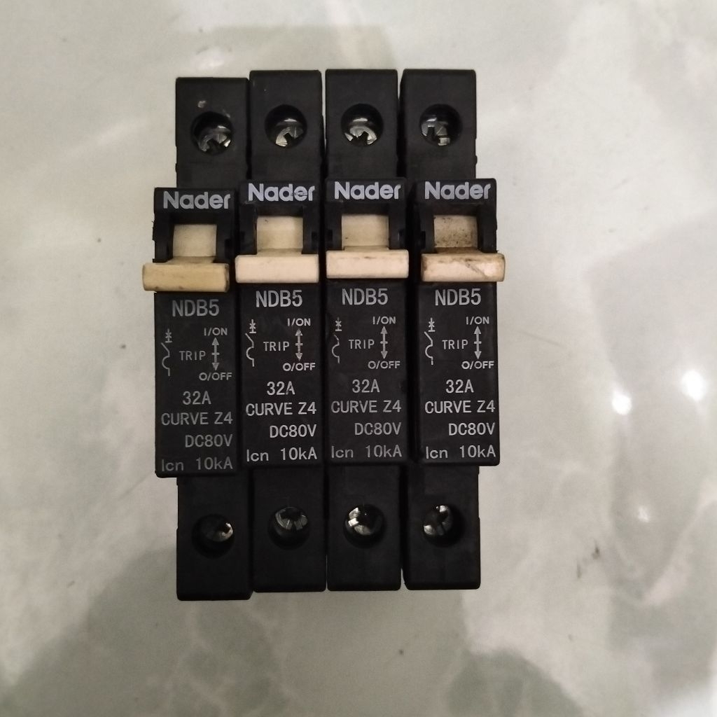 MCB Nader NDB5 32a DC 80v 10Ka Harga 4Pcs