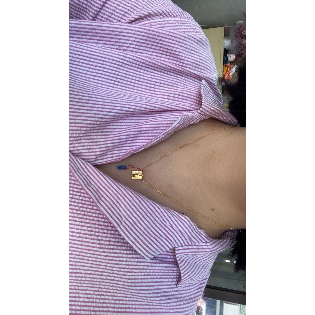 kalung nagita huruf m kalung huruf hadiah ultah