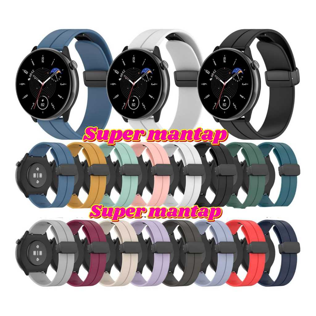 Strap Smartwatch Silicone Tali Magnetic Buckle Smartwatch Eggel Valor / Eggel Valor Amoled