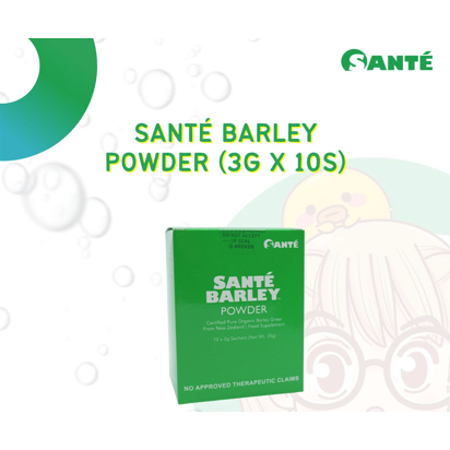 

barley powder kesehatan 1 box 10 saset / SANTE BARLEY POWDER