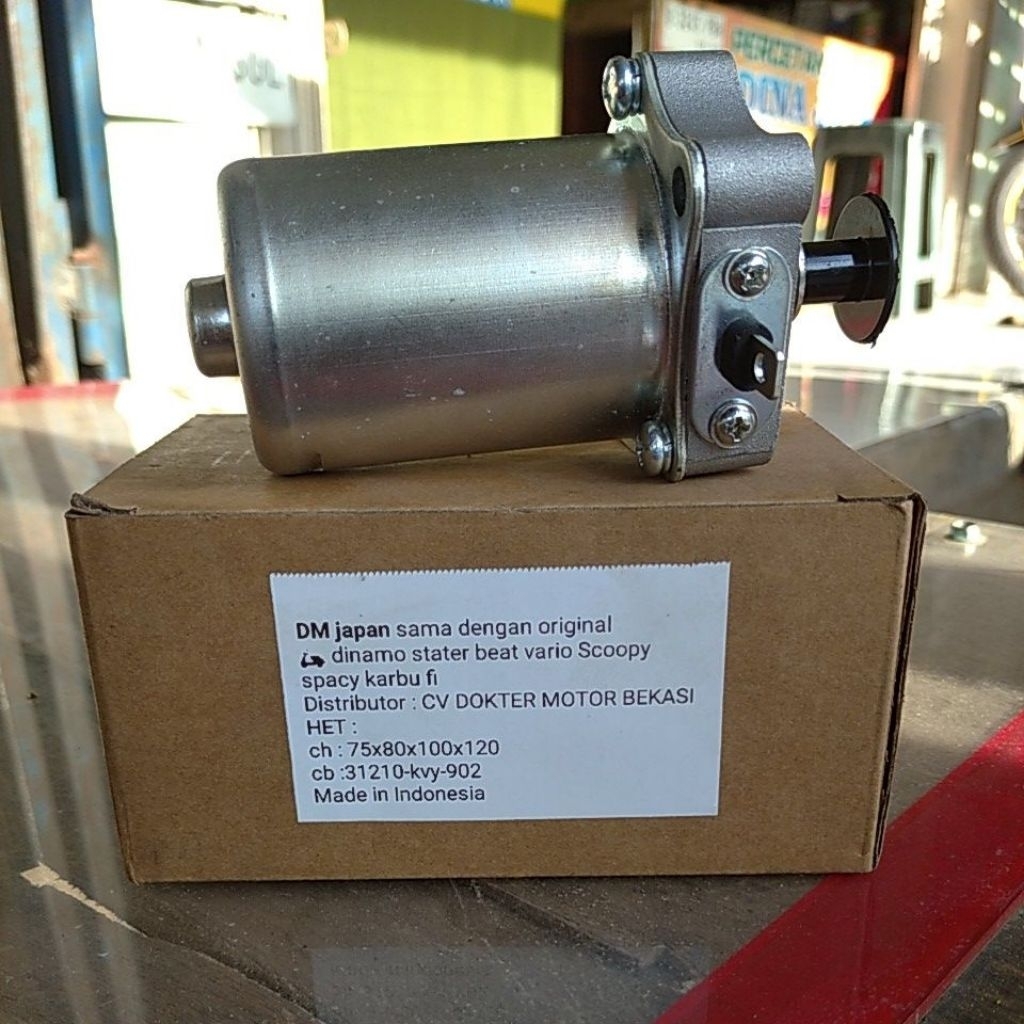 Dinamo stater vario Beat karbu fi set areng komplit starter star