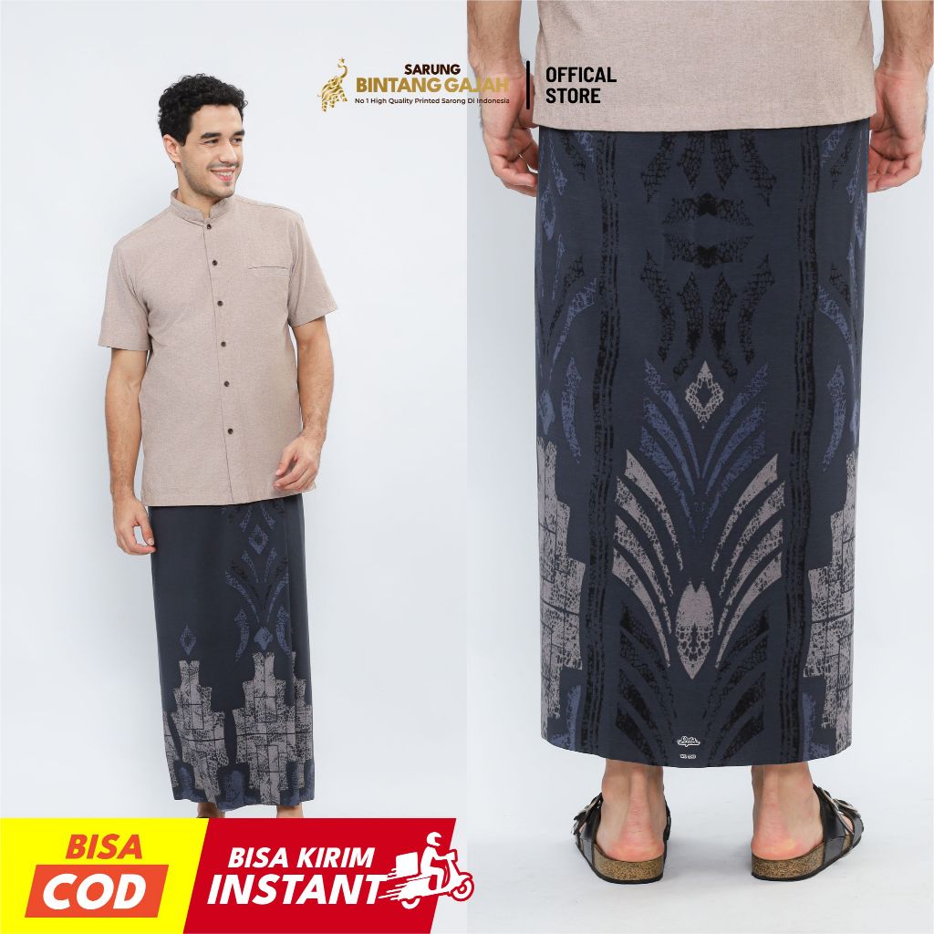 Sarung Bintang Gajah Onta Legenda WS 7242 RAKSHA Motif Abstrak Modern