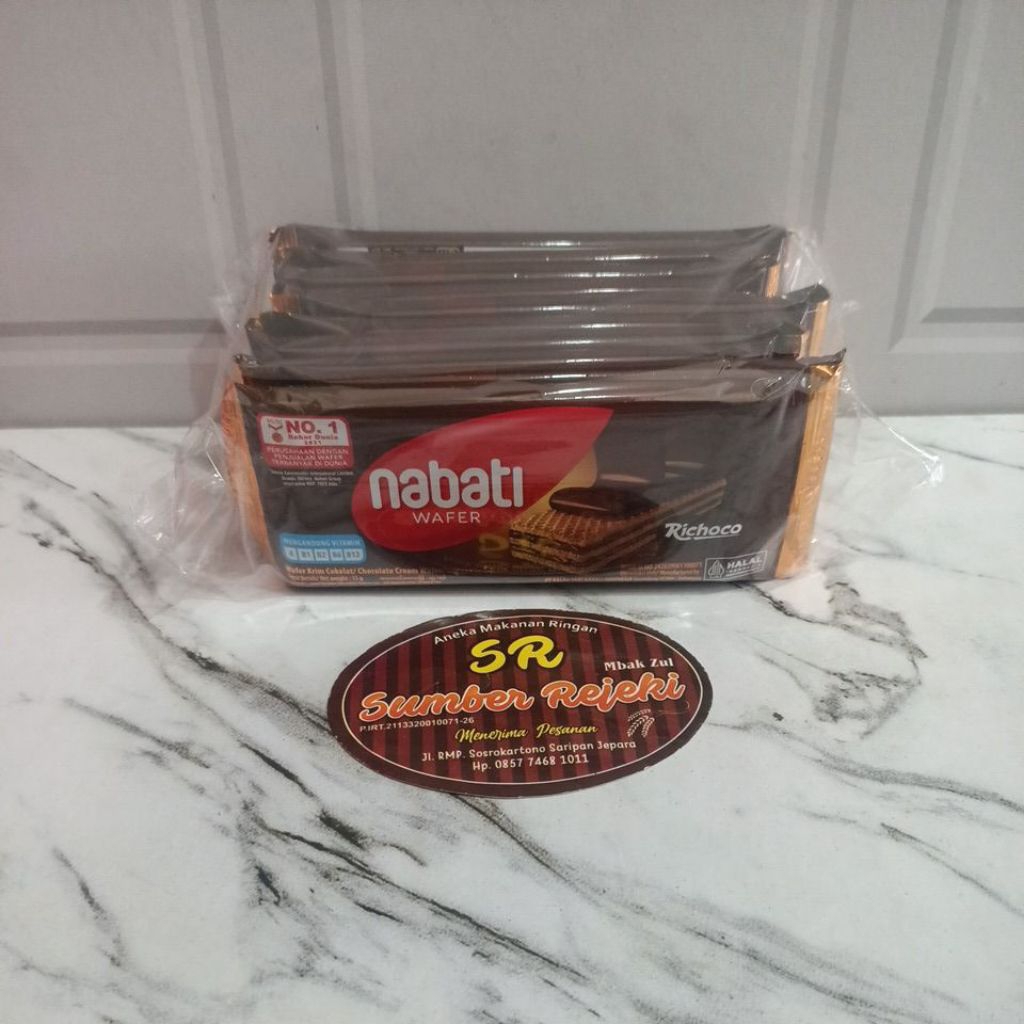 

NABATI COKLAT ISI 10 PCS BERAT 150 GRAM