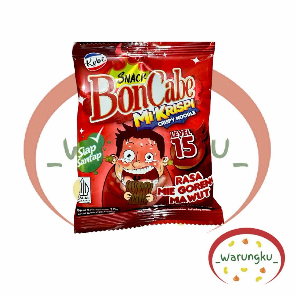 

Boncabe MI KRISPI LV 15 Snack Mie Crispy Siap Makan
