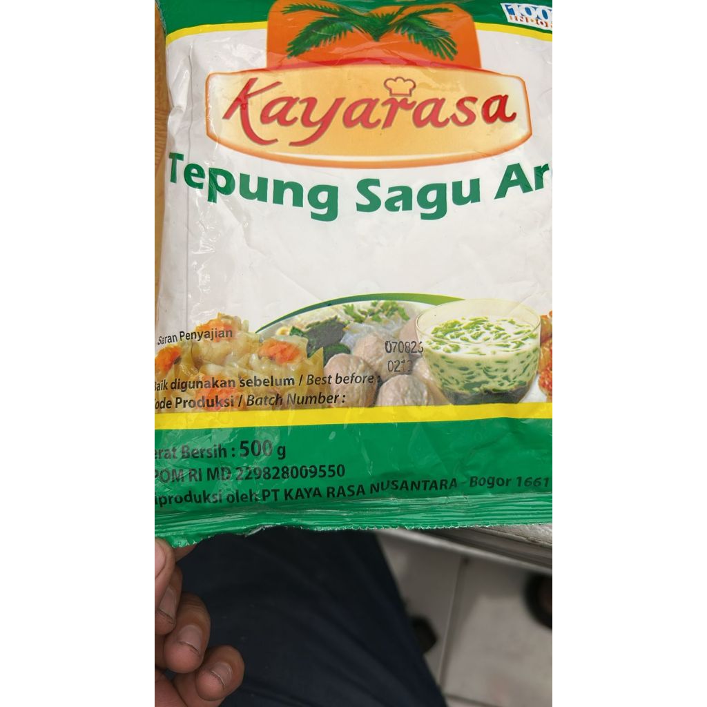 

KAYARASA TEPUNG SAGU AREN 500GR