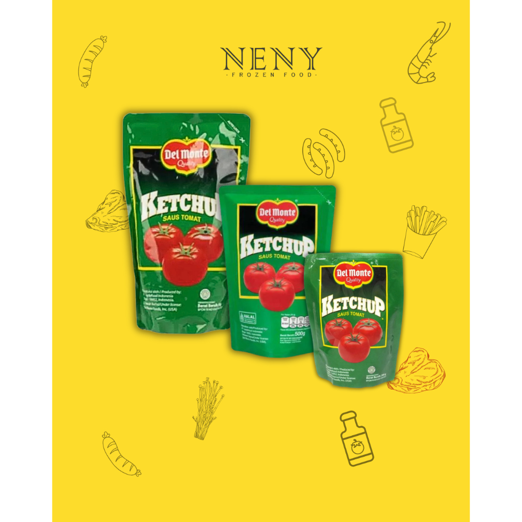 

SAUS TOMAT DELMONTE 1000GRAM;500GRAM;200GRAM