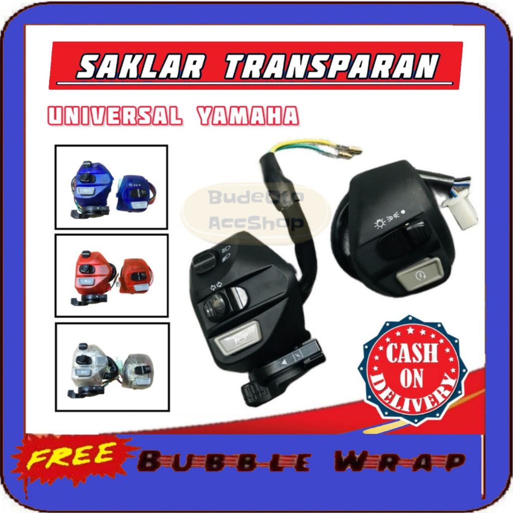 SAKLAR TOMBOL KANAN & KIRI PLUS HAZARD YAMAHA MX lama MX New 135 Xeon karbu Xeon RC  Xeon GT 125 Mio