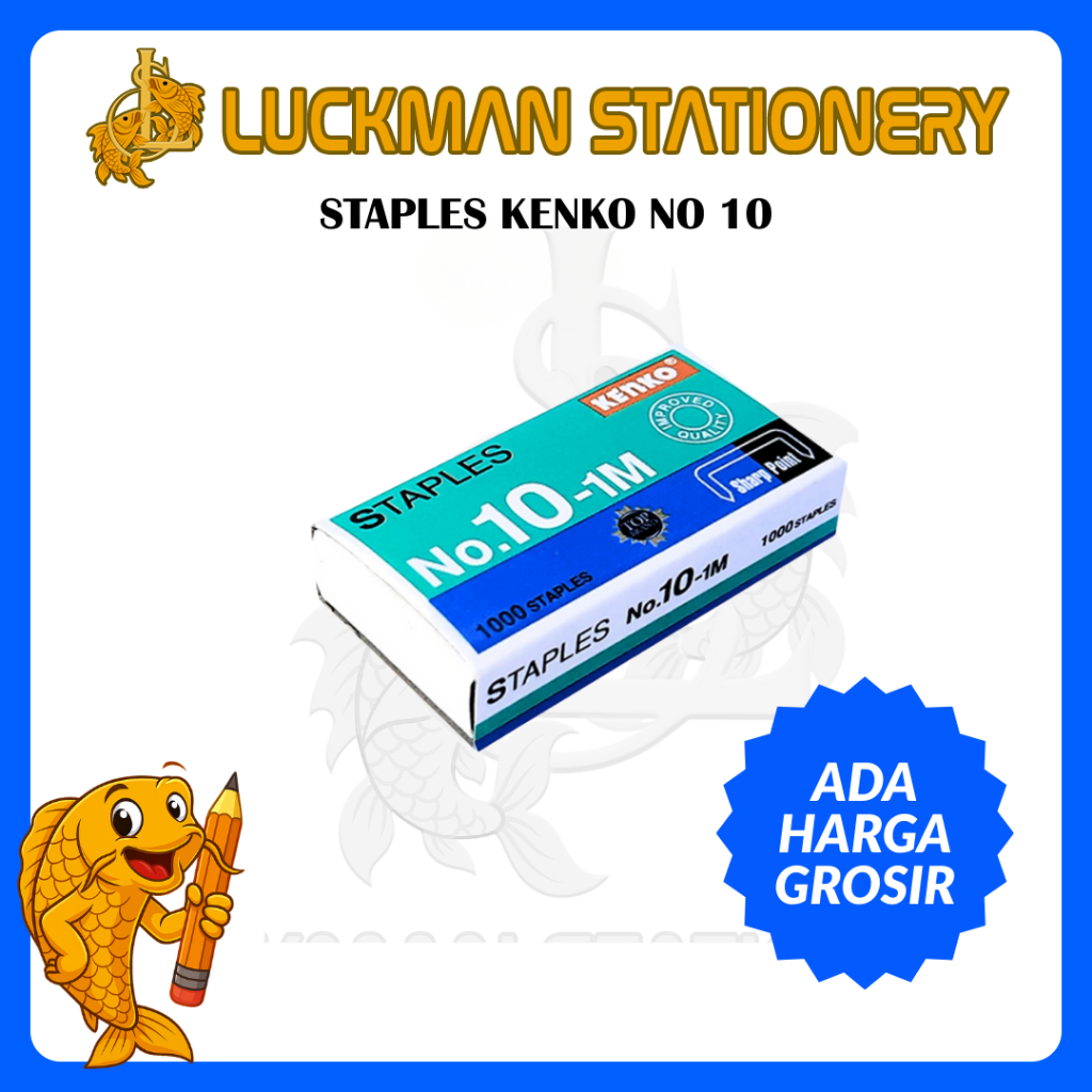 

LUCKMAN STATIONERY - STAPLES KENKO NO 10