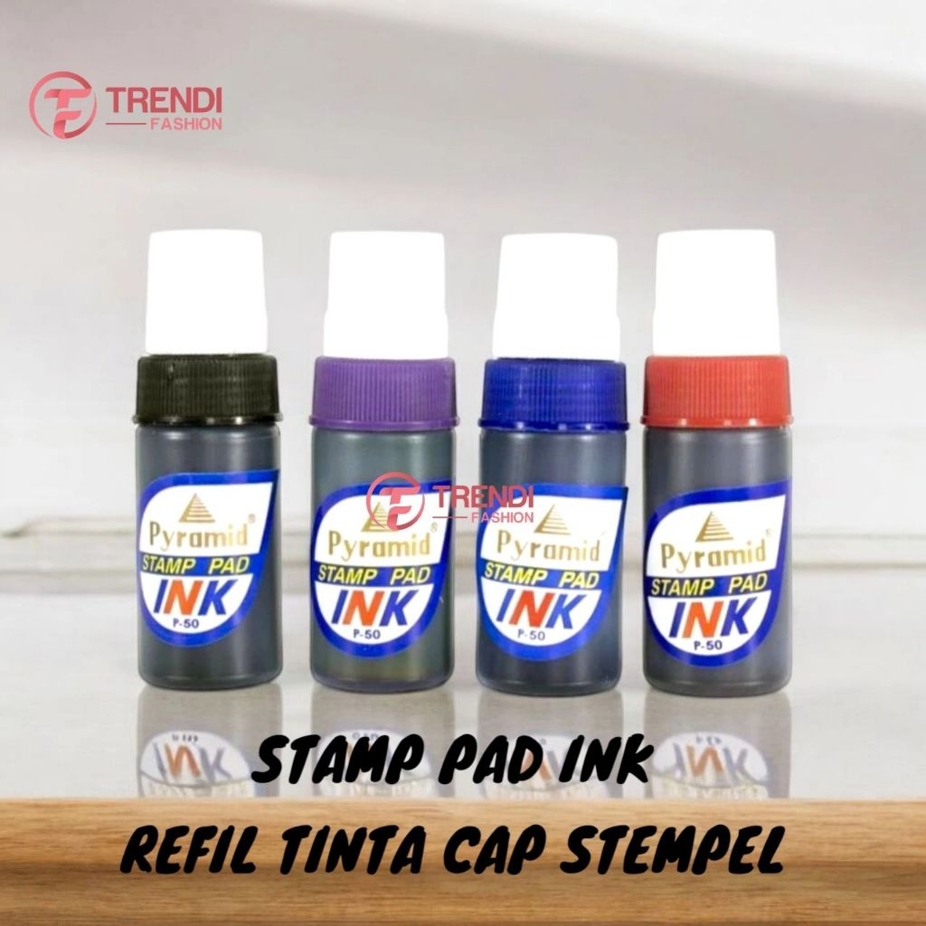 

Stamp Pad Ink Tinta Stempel Pyramid Violet Refil Tinta Cap Stempel