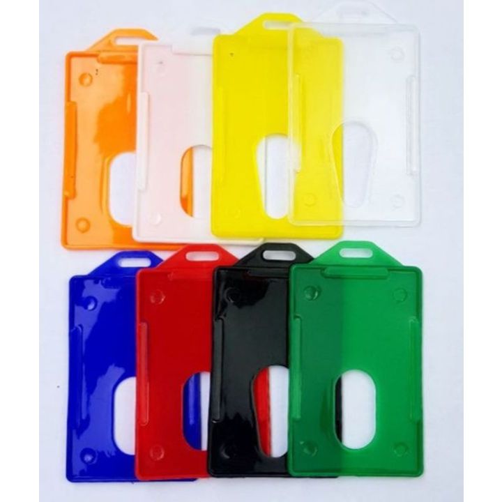 

Card Holder Plastik Warna-Warni – Merah, Kuning, Hijau, Biru, Hitam