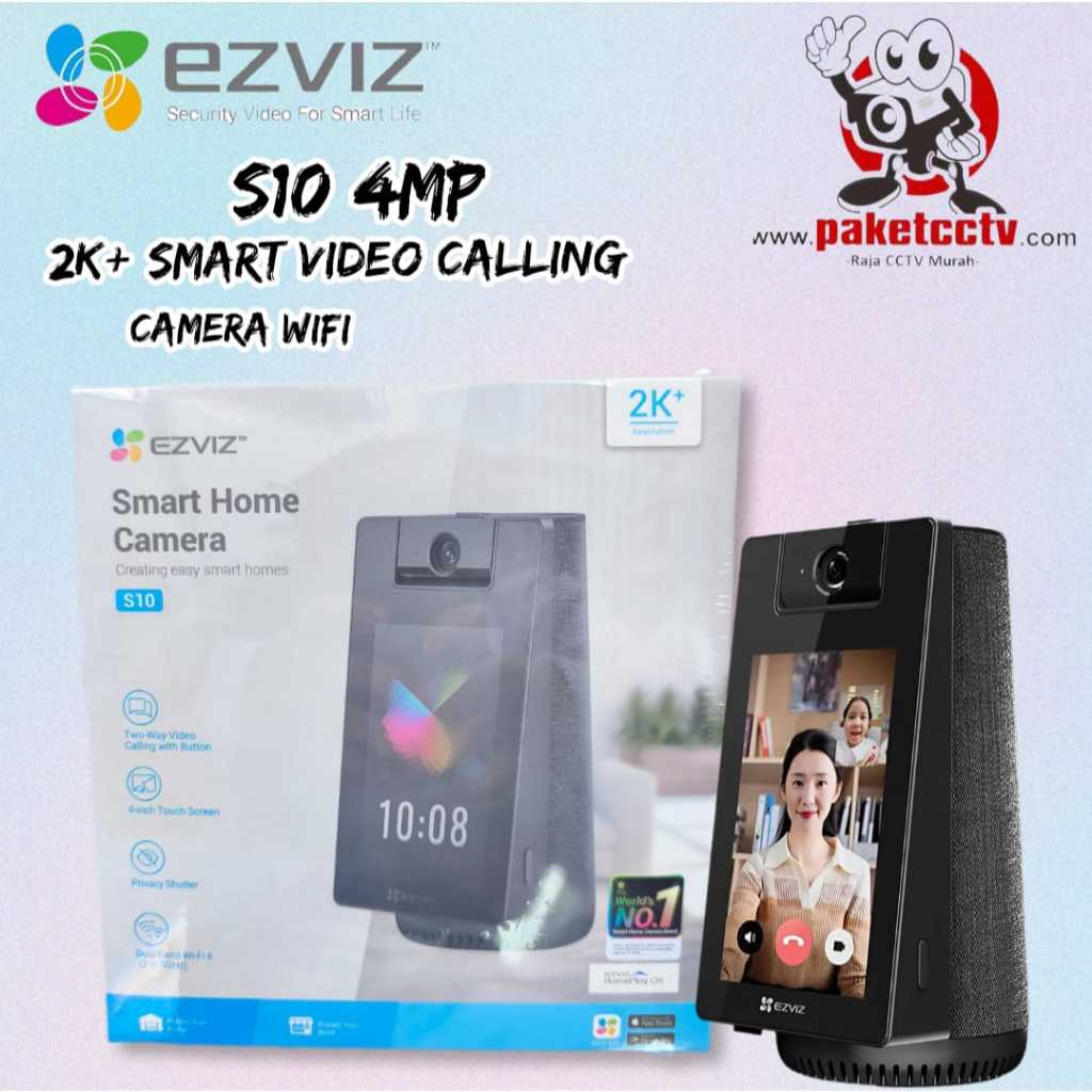 Ezviz S10 4MP 2k+ Smart Home Video Calling Camera