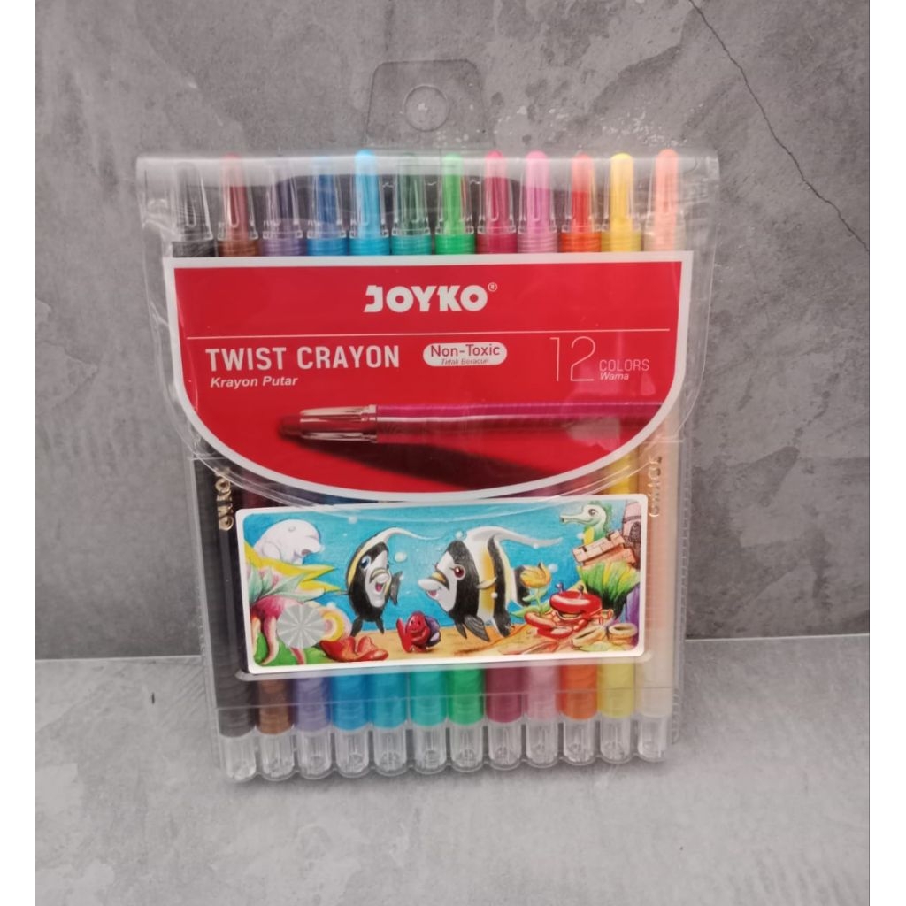 

Krayon Putar Joyko Panjang / Twist Crayon Joyko TWCR-12S