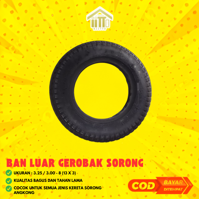 BAN LUAR KERETA SORONG / BAN LUAR GEROBAK SORONG