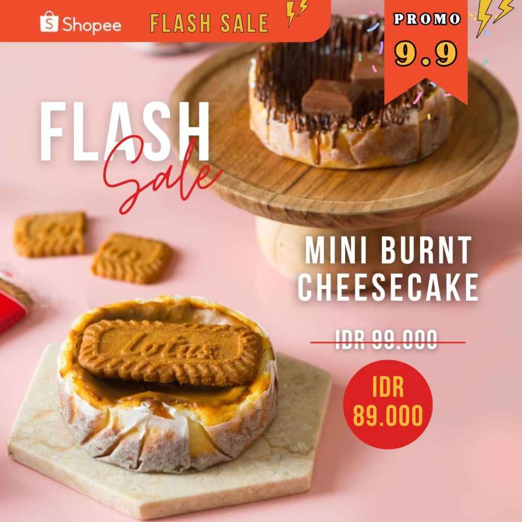 

MINI BURNT CHEESECAKE - Birthday Cake / Kue Keju / Hampers