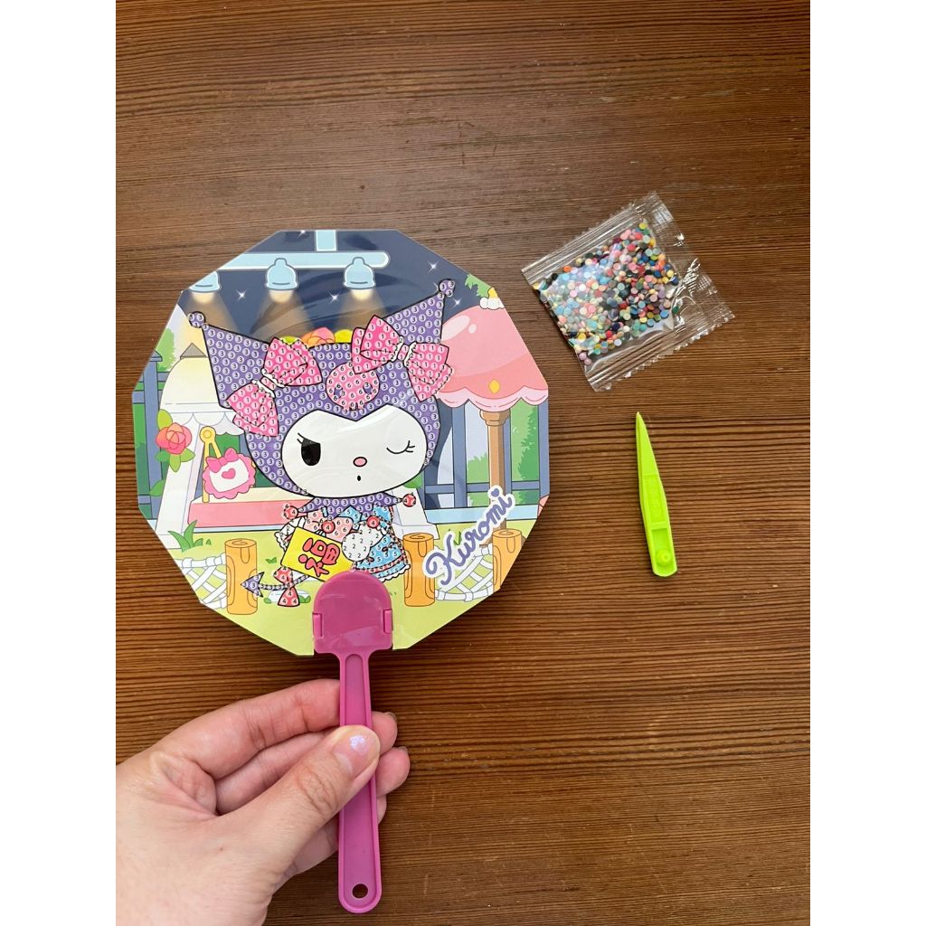 Diamond Painting Kipas Sanrio Monte Tempel Manik Manik