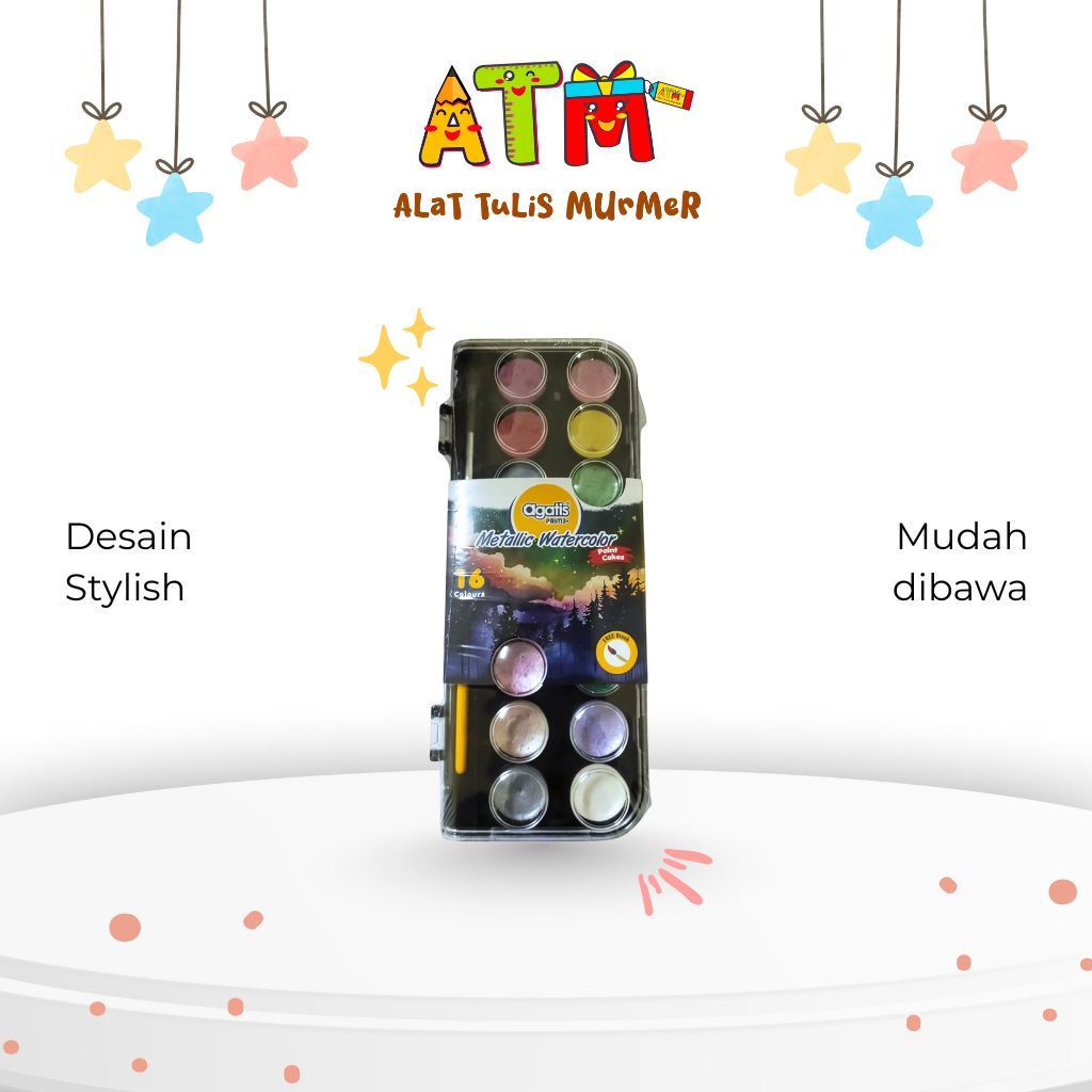 

Cat Air/Watercolor/Cat/Agatis Prime Watercolor Paintcake Semi Dry Glitter