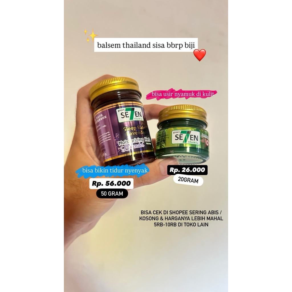 Balsem se7en thailand bangkok