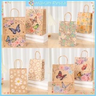 

Paper Bag Kado Aesthetic Unik Motif Retro Bunga Daisy Kecil Bunga Liar Kupu-Kupu Tas Kertas Stylish Untuk Hadiah Spesial Buat Cewek Ulang Tahun Dekorasi