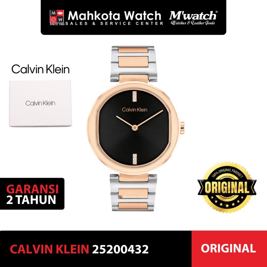CALVIN KLEIN 25200432 JAM TANGAN WANITA ORIGINAL