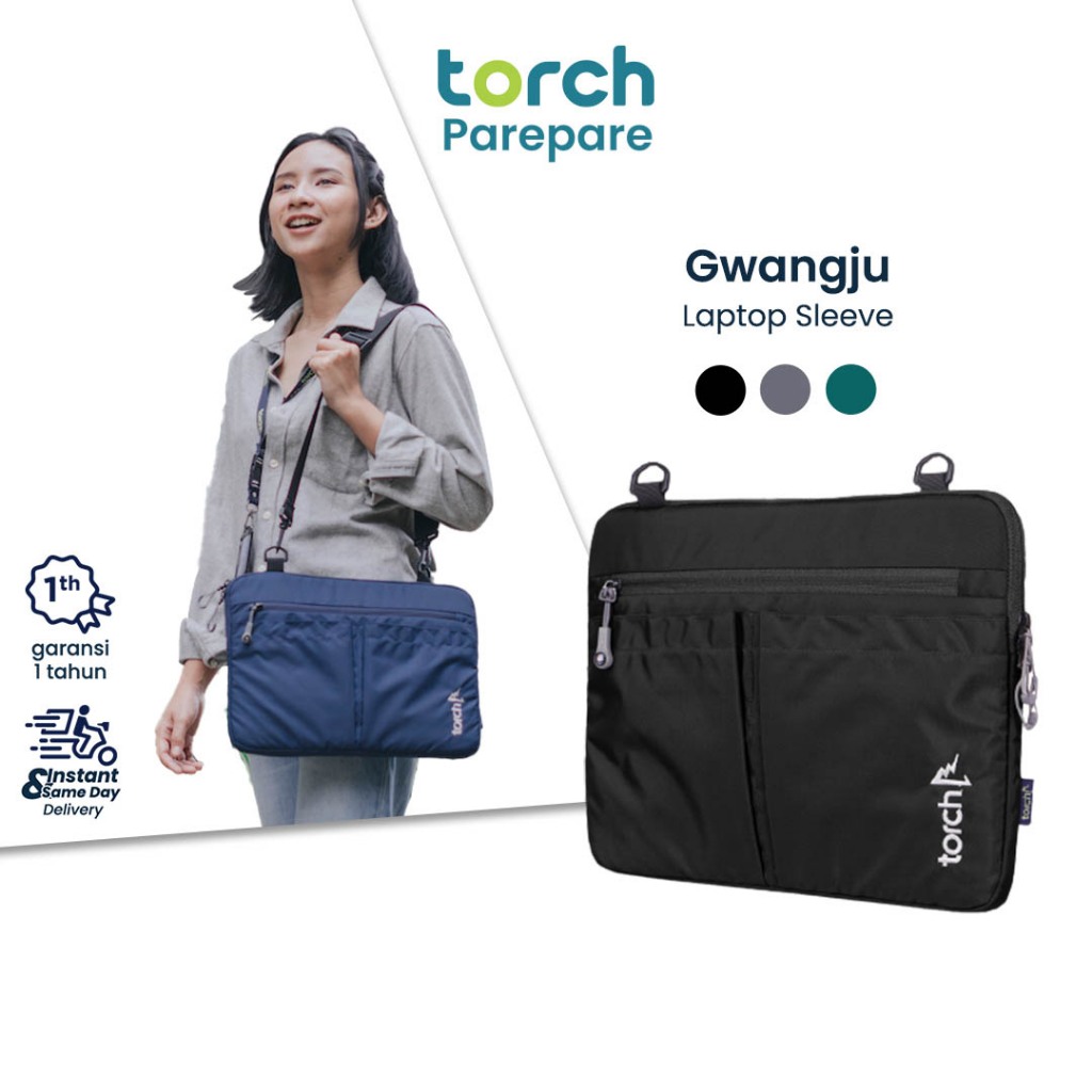 TORCH Pelindung Laptop - Tas Laptop Selempang Anti air - Gwangju