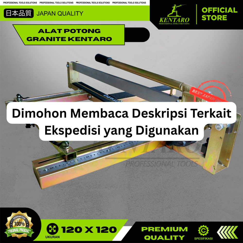 ALAT POTONG GRANIT GRANITE CUTTER 120x120 LASER KENTARO JAPAN QUALITY