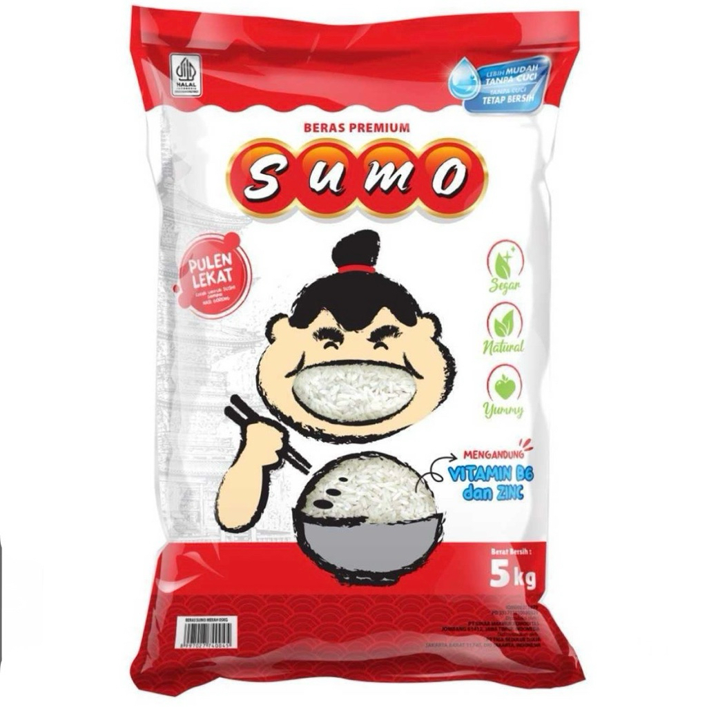 

Bera SUMO merah 5 kg Premium
