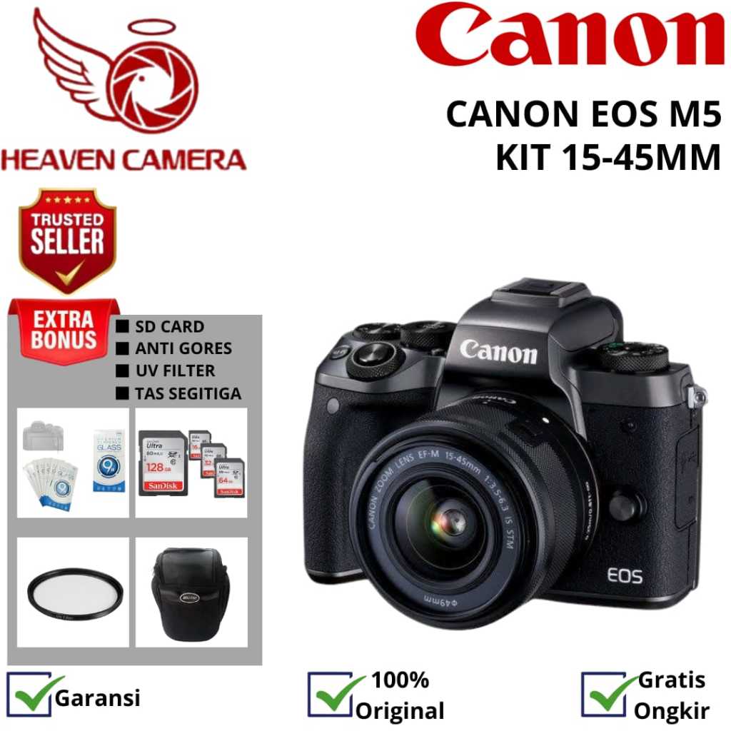 CANON EOS M5 KIT 15-45MM / CANON M5 KIT 15-45MM / CANON M5