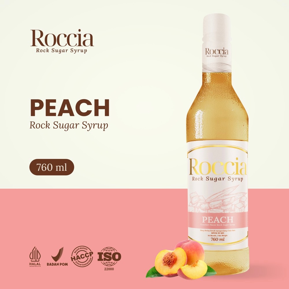 

Roccia Peach Syrup 760ml