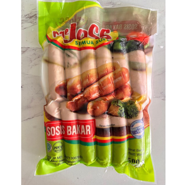 

[SHOPEE INSTANT] Sosis bakar by ngeJoss 500 gr