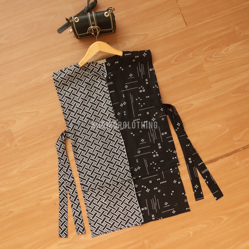 aiiri vest batik amanda/vest batik/tunik batik/vest wanita/vest kerja/vest tunik/vest korean style/v